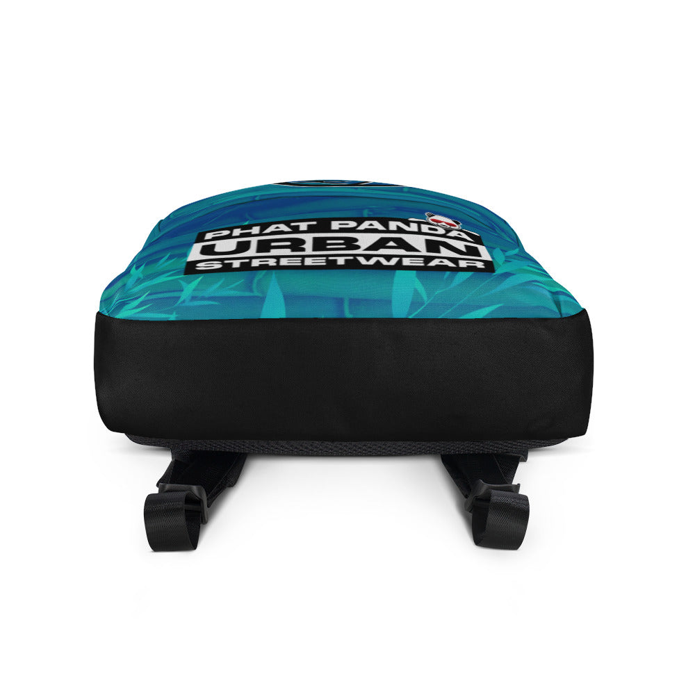 Blue Bamboo BackpackPHAT PANDA URBAN STREETWEARThis medium size backpack is just what you need for daily use or sports activities! The pockets (including one for your laptop) give plenty of room for all your nece