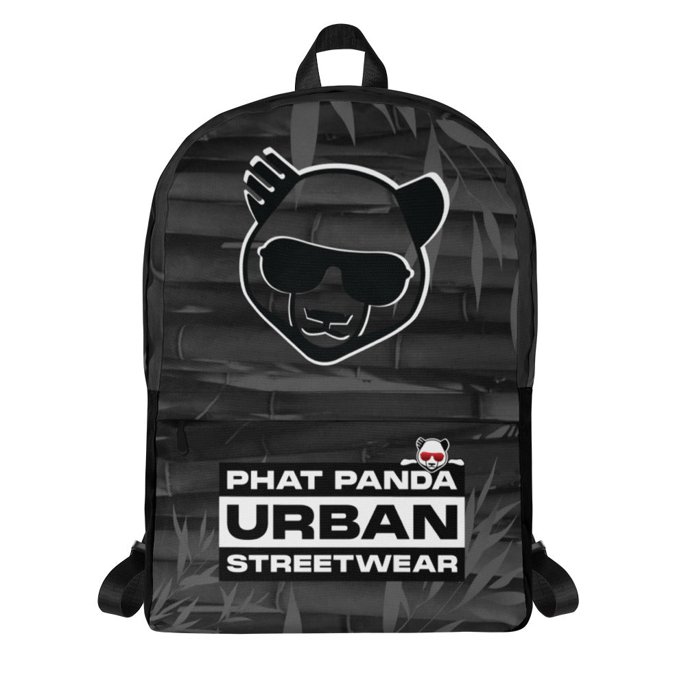 Black Bamboo BackpackPHAT PANDA URBAN STREETWEARThis medium size backpack is just what you need for daily use or sports activities! The pockets (including one for your laptop) give plenty of room for all your nece