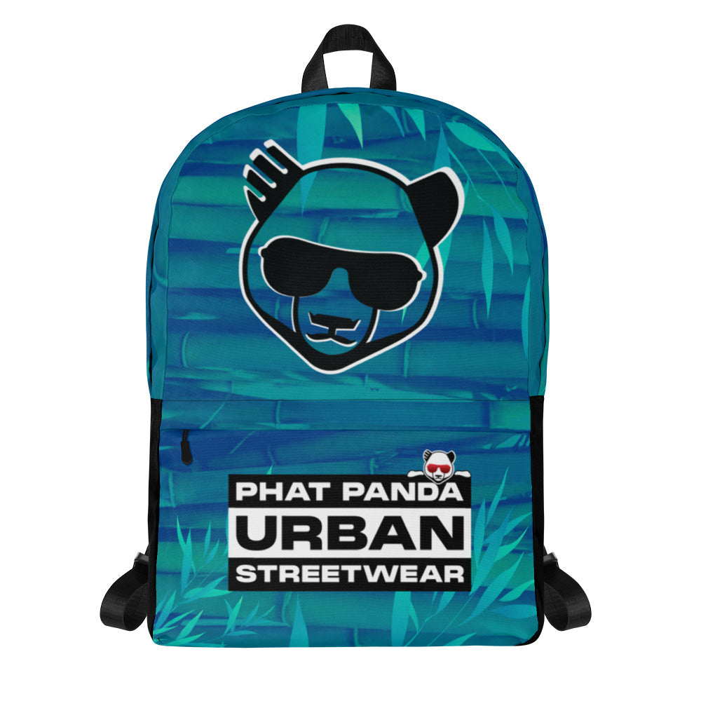 Blue Bamboo BackpackPHAT PANDA URBAN STREETWEARThis medium size backpack is just what you need for daily use or sports activities! The pockets (including one for your laptop) give plenty of room for all your nece