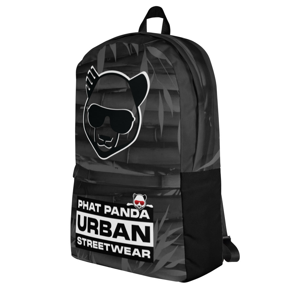 Black Bamboo BackpackPHAT PANDA URBAN STREETWEARThis medium size backpack is just what you need for daily use or sports activities! The pockets (including one for your laptop) give plenty of room for all your nece