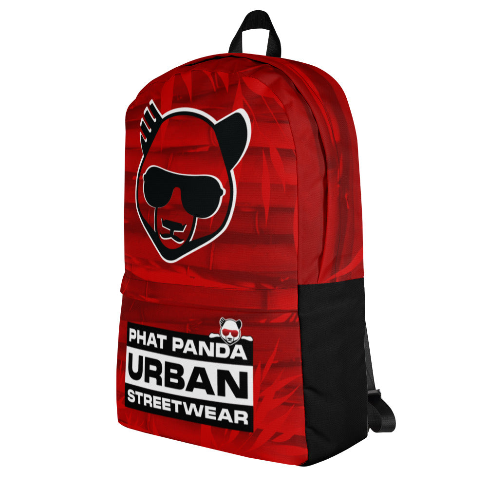 Red Bamboo BackpackPHAT PANDA URBAN STREETWEARThis medium size backpack is just what you need for daily use or sports activities! The pockets (including one for your laptop) give plenty of room for all your nece