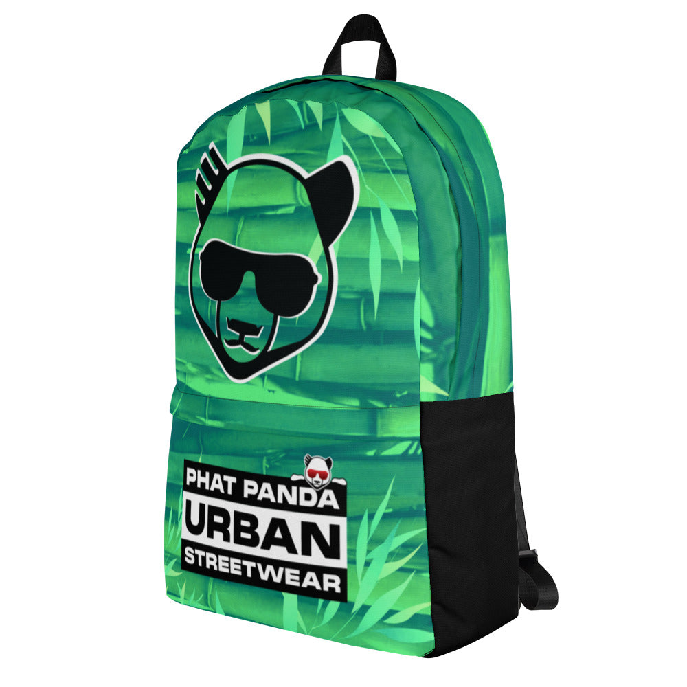 Green Bamboo BackpackPHAT PANDA URBAN STREETWEARThis medium size backpack is just what you need for daily use or sports activities! The pockets (including one for your laptop) give plenty of room for all your nece