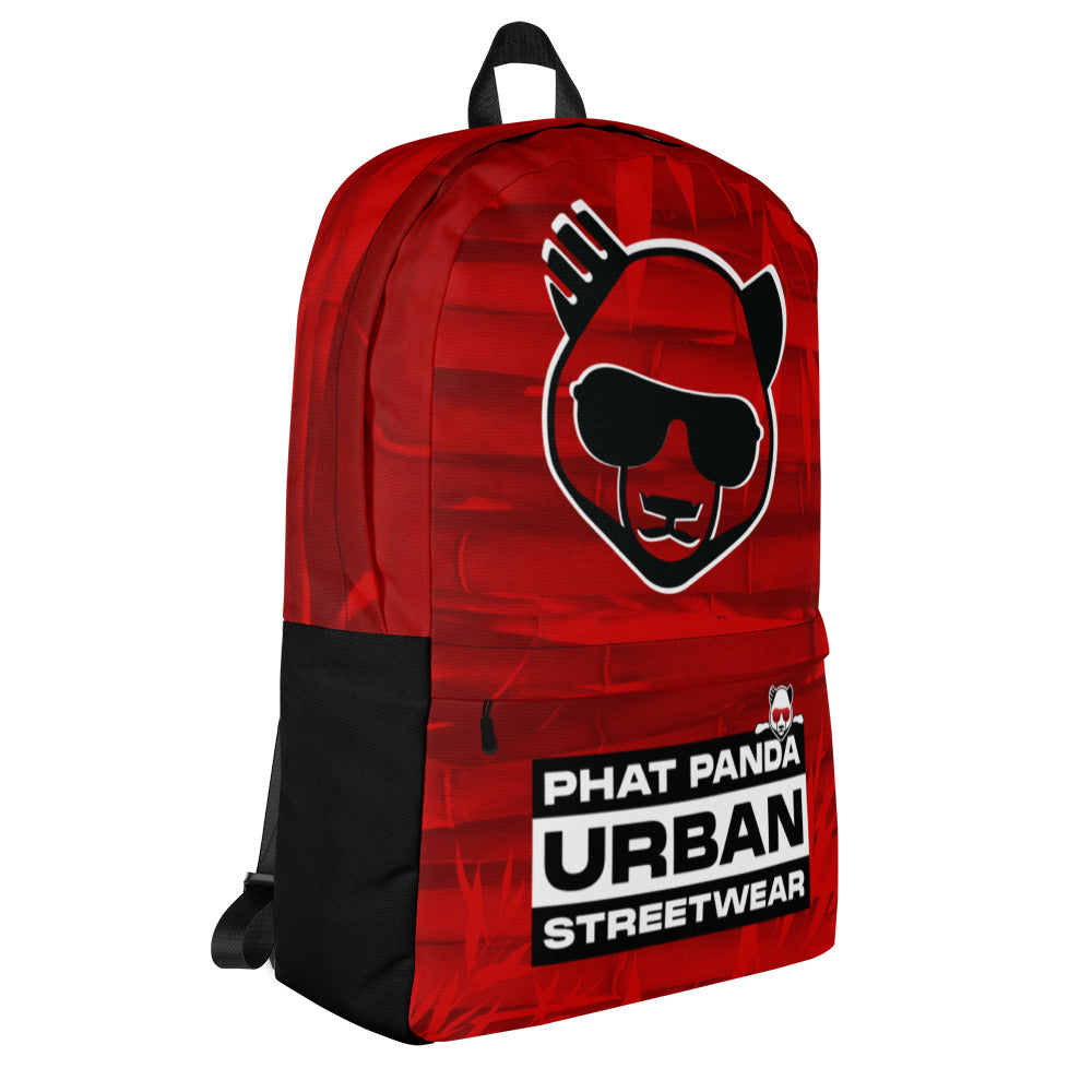 Red Bamboo BackpackPHAT PANDA URBAN STREETWEARThis medium size backpack is just what you need for daily use or sports activities! The pockets (including one for your laptop) give plenty of room for all your nece