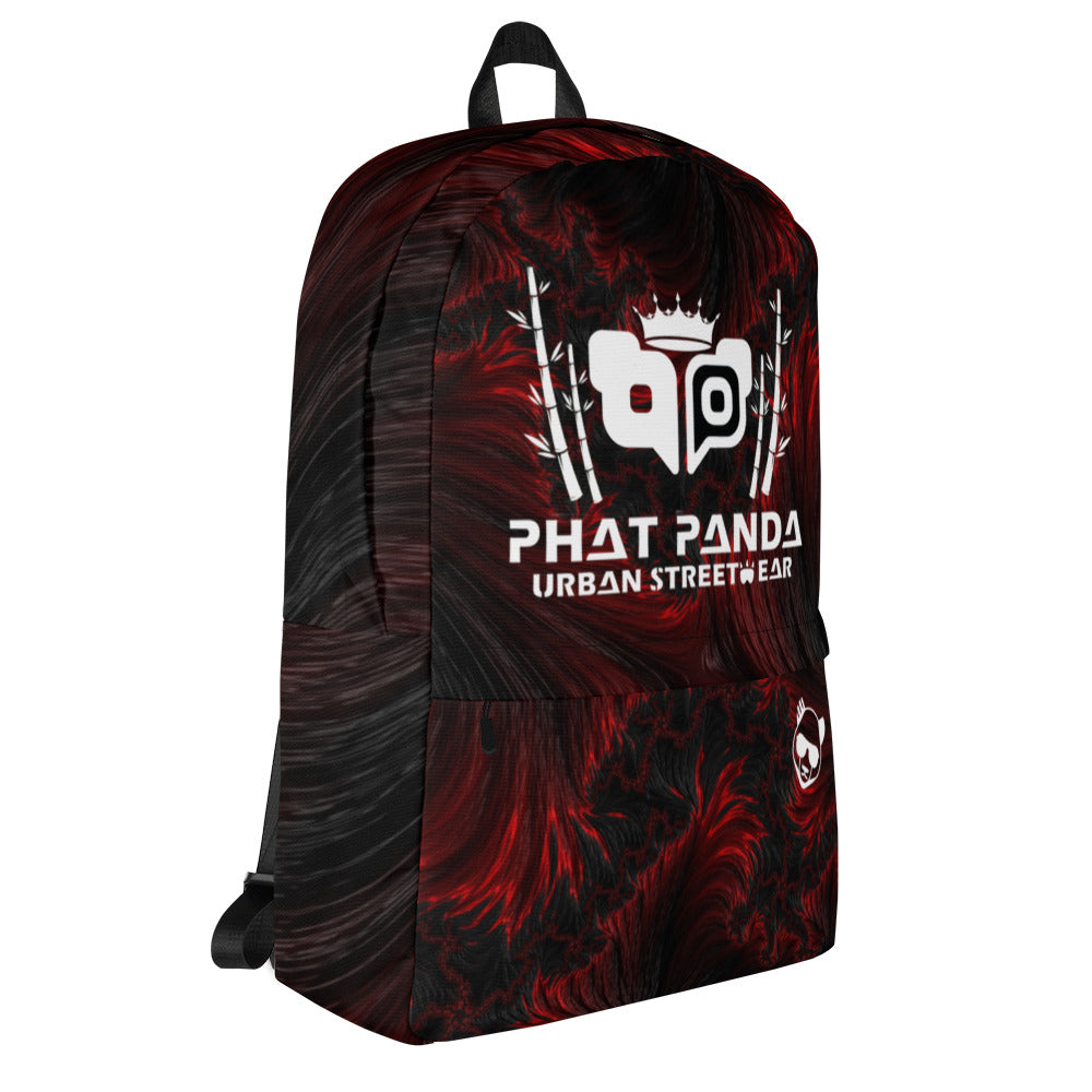 Red Fire BackpackPHAT PANDA URBAN STREETWEARThis medium size backpack is just what you need for daily use or sports activities! The pockets (including one for your laptop) give plenty of room for all your nece
