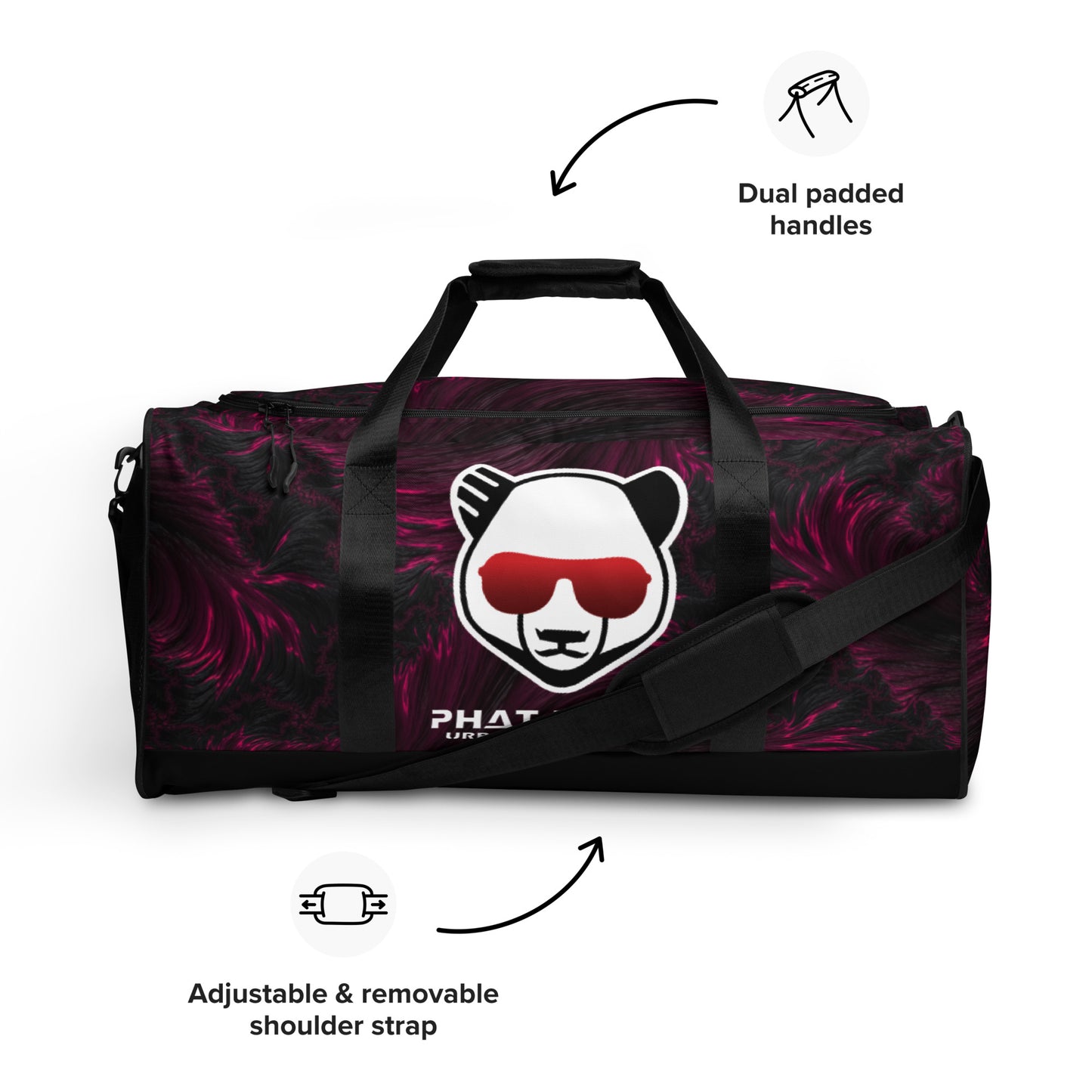 Duffle Bag Pink Fire
