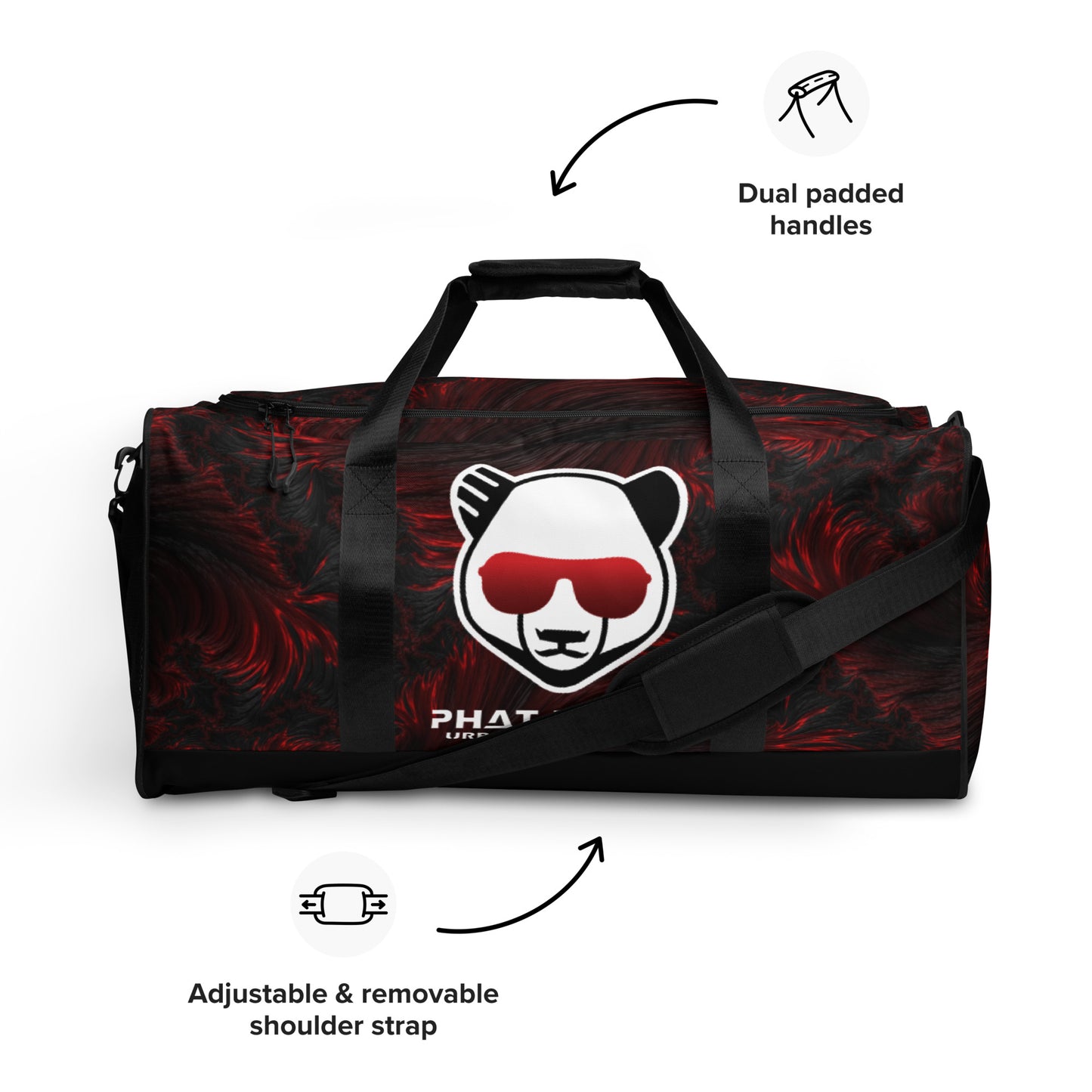 Duffle Bag Red Fire