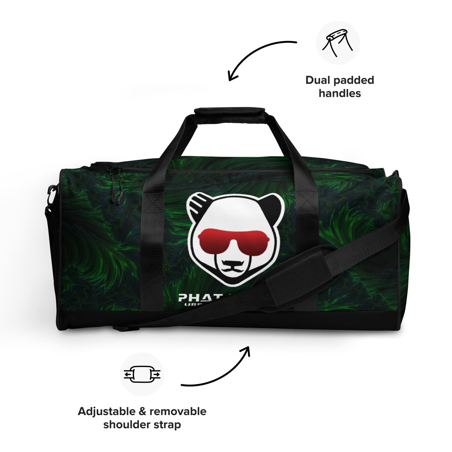 Duffle Bag Green Fire