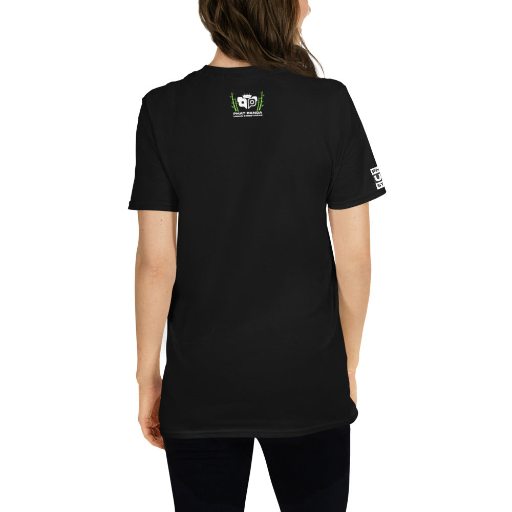 Panda King OrangePHAT PANDA URBAN STREETWEARYou've now found the staple t-shirt of your wardrobe. It's made of 100% ring-spun cotton and is soft and comfy. The double stitching on the neckline and sleeves add
