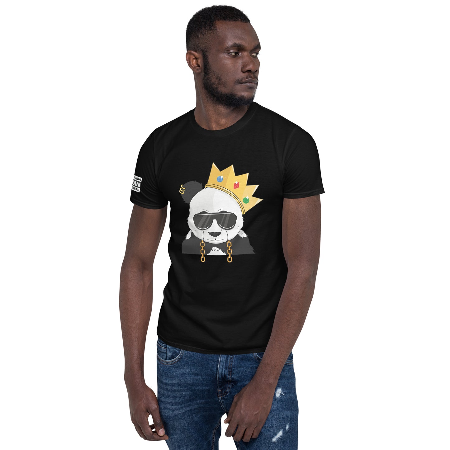 Panda King BlackPHAT PANDA URBAN STREETWEARYou've now found the staple t-shirt of your wardrobe. It's made of 100% ring-spun cotton and is soft and comfy. The double stitching on the neckline and sleeves add