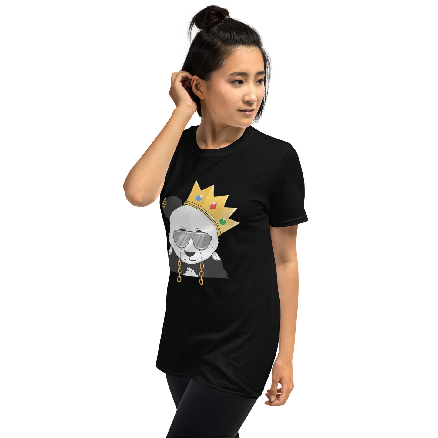 Panda King GreyPHAT PANDA URBAN STREETWEARYou've now found the staple t-shirt of your wardrobe. It's made of 100% ring-spun cotton and is soft and comfy. The double stitching on the neckline and sleeves add
