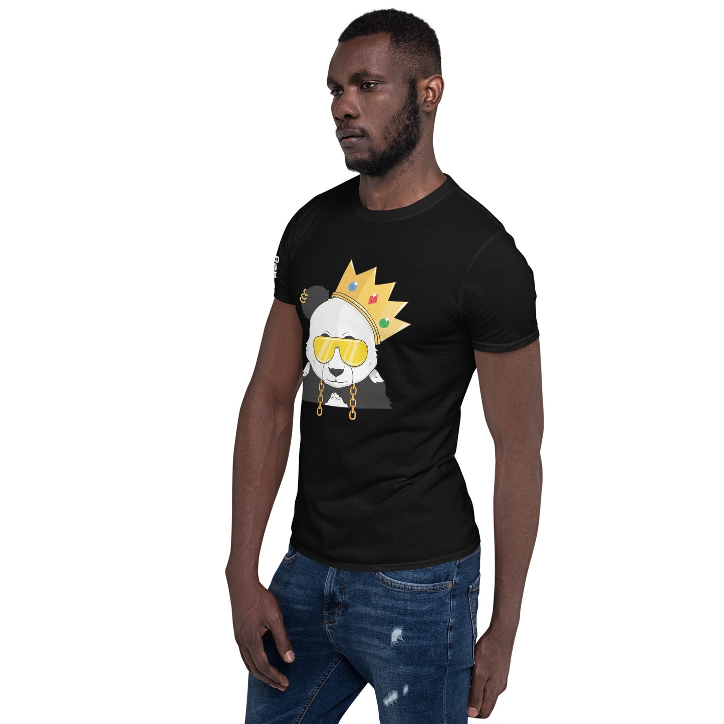 Panda King YellowPHAT PANDA URBAN STREETWEARYou've now found the staple t-shirt of your wardrobe. It's made of 100% ring-spun cotton and is soft and comfy. The double stitching on the neckline and sleeves add