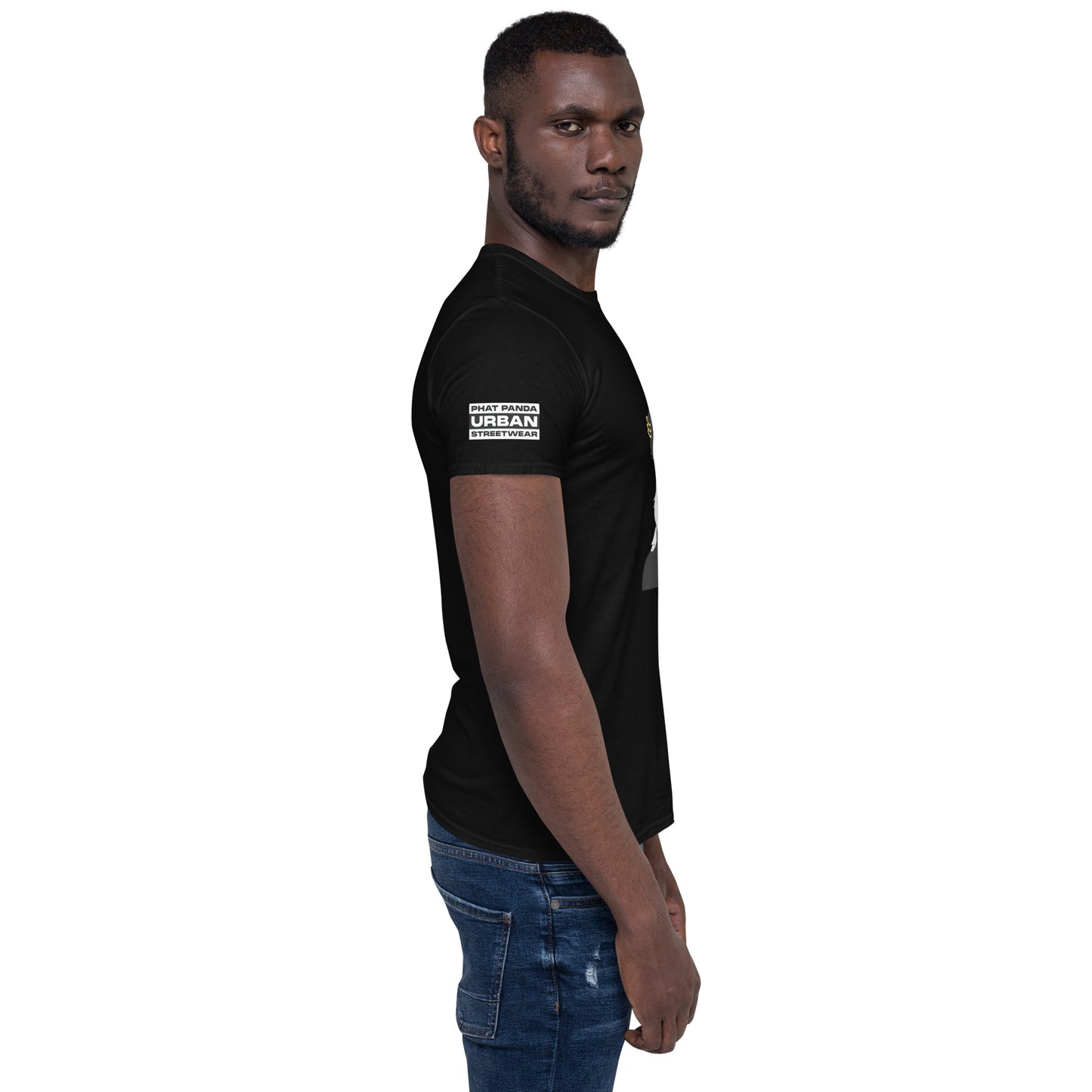 Panda King Light BluePHAT PANDA URBAN STREETWEARYou've now found the staple t-shirt of your wardrobe. It's made of 100% ring-spun cotton and is soft and comfy. The double stitching on the neckline and sleeves add