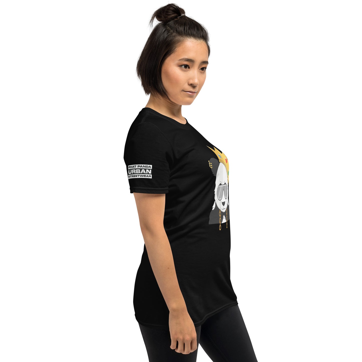 Panda King GreyPHAT PANDA URBAN STREETWEARYou've now found the staple t-shirt of your wardrobe. It's made of 100% ring-spun cotton and is soft and comfy. The double stitching on the neckline and sleeves add
