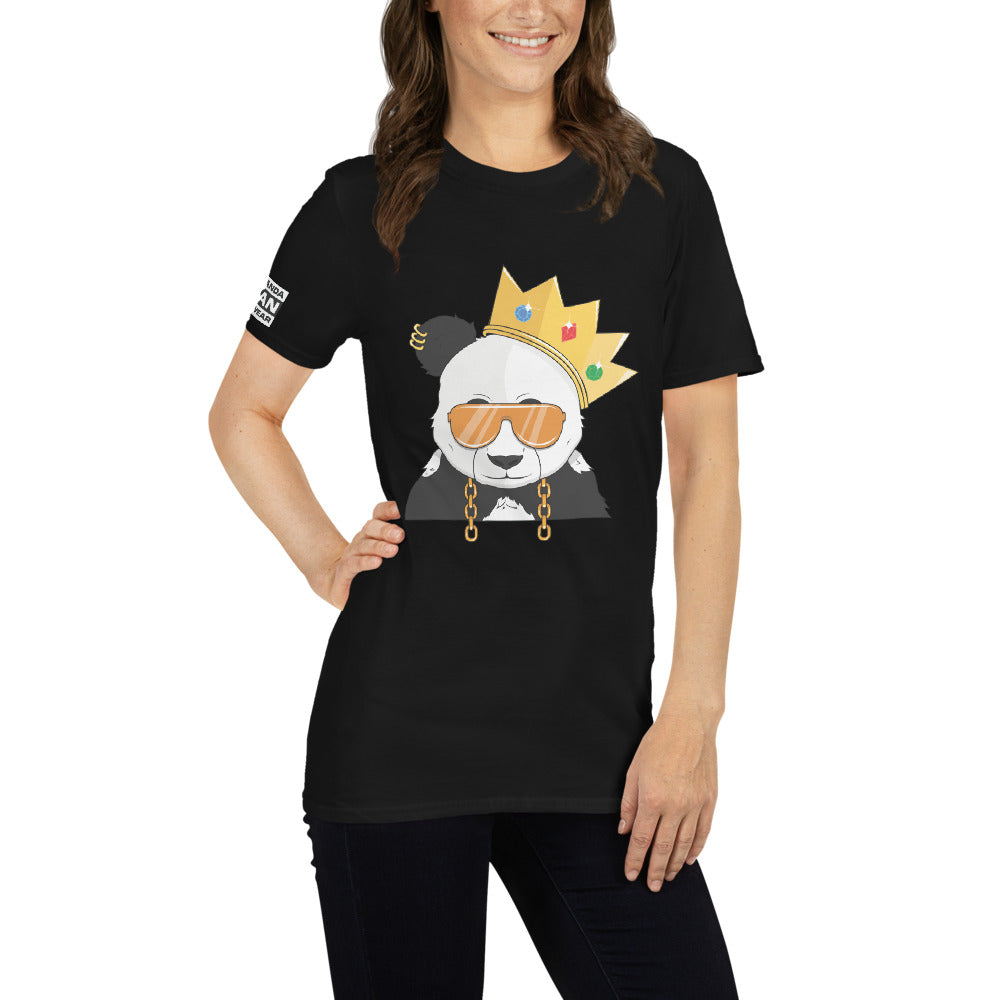 Panda King OrangePHAT PANDA URBAN STREETWEARYou've now found the staple t-shirt of your wardrobe. It's made of 100% ring-spun cotton and is soft and comfy. The double stitching on the neckline and sleeves add