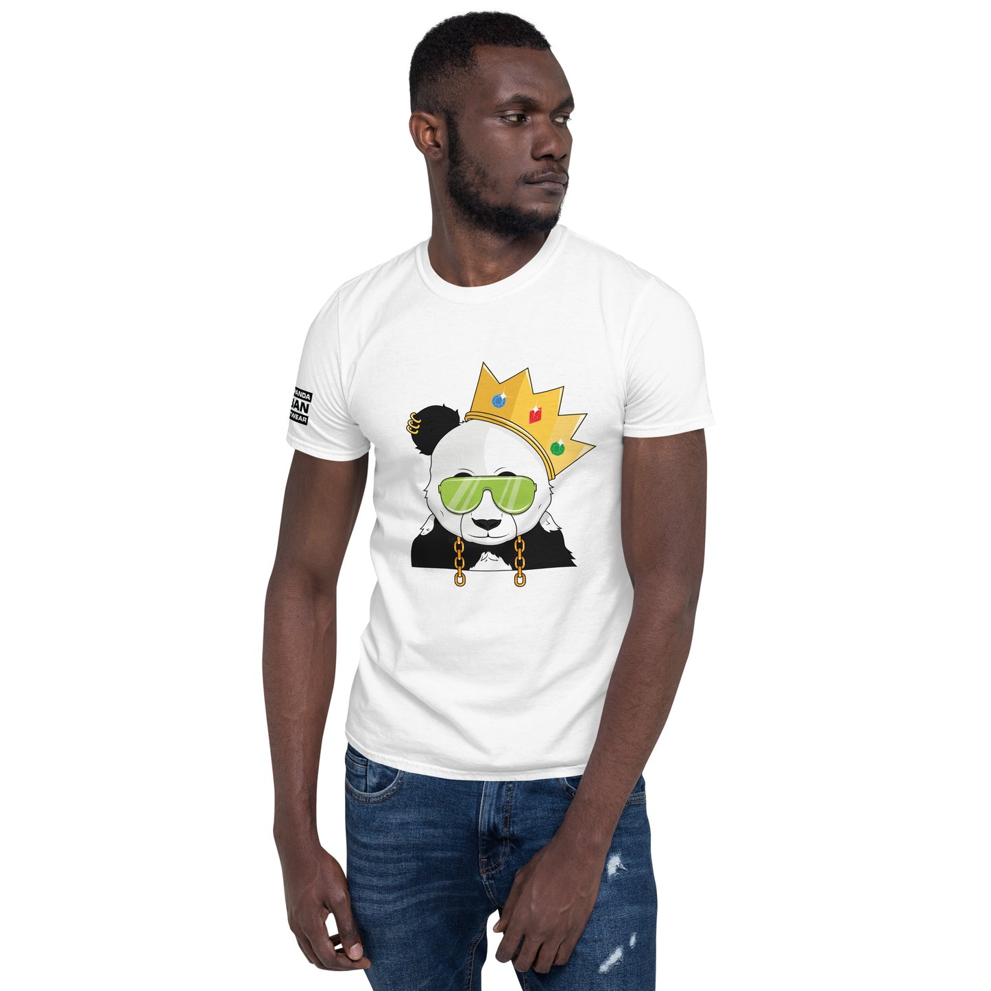Panda King Light GreenPHAT PANDA URBAN STREETWEARYou've now found the staple t-shirt of your wardrobe. It's made of 100% ring-spun cotton and is soft and comfy. The double stitching on the neckline and sleeves add