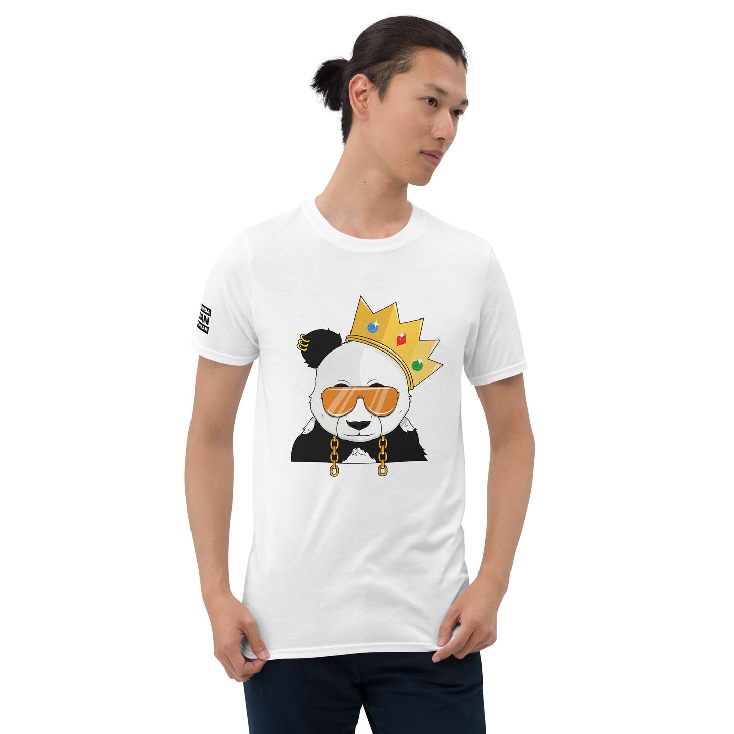 Panda King OrangePHAT PANDA URBAN STREETWEARYou've now found the staple t-shirt of your wardrobe. It's made of 100% ring-spun cotton and is soft and comfy. The double stitching on the neckline and sleeves add