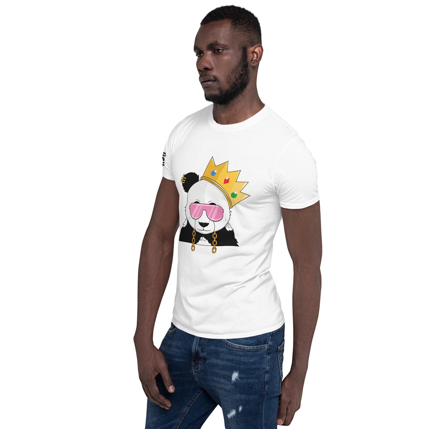 Panda King Light PinkPHAT PANDA URBAN STREETWEARYou've now found the staple t-shirt of your wardrobe. It's made of 100% ring-spun cotton and is soft and comfy. The double stitching on the neckline and sleeves add