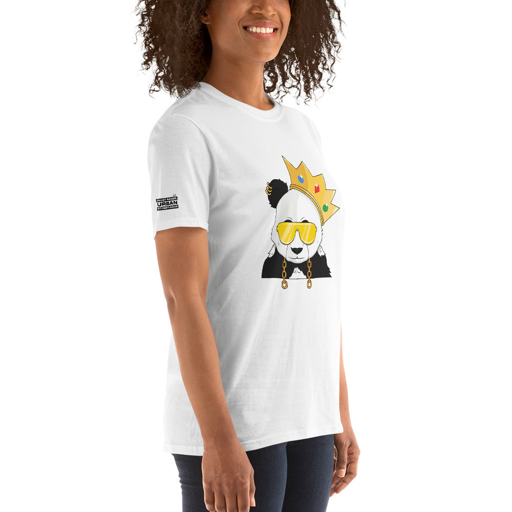 Panda King YellowPHAT PANDA URBAN STREETWEARYou've now found the staple t-shirt of your wardrobe. It's made of 100% ring-spun cotton and is soft and comfy. The double stitching on the neckline and sleeves add