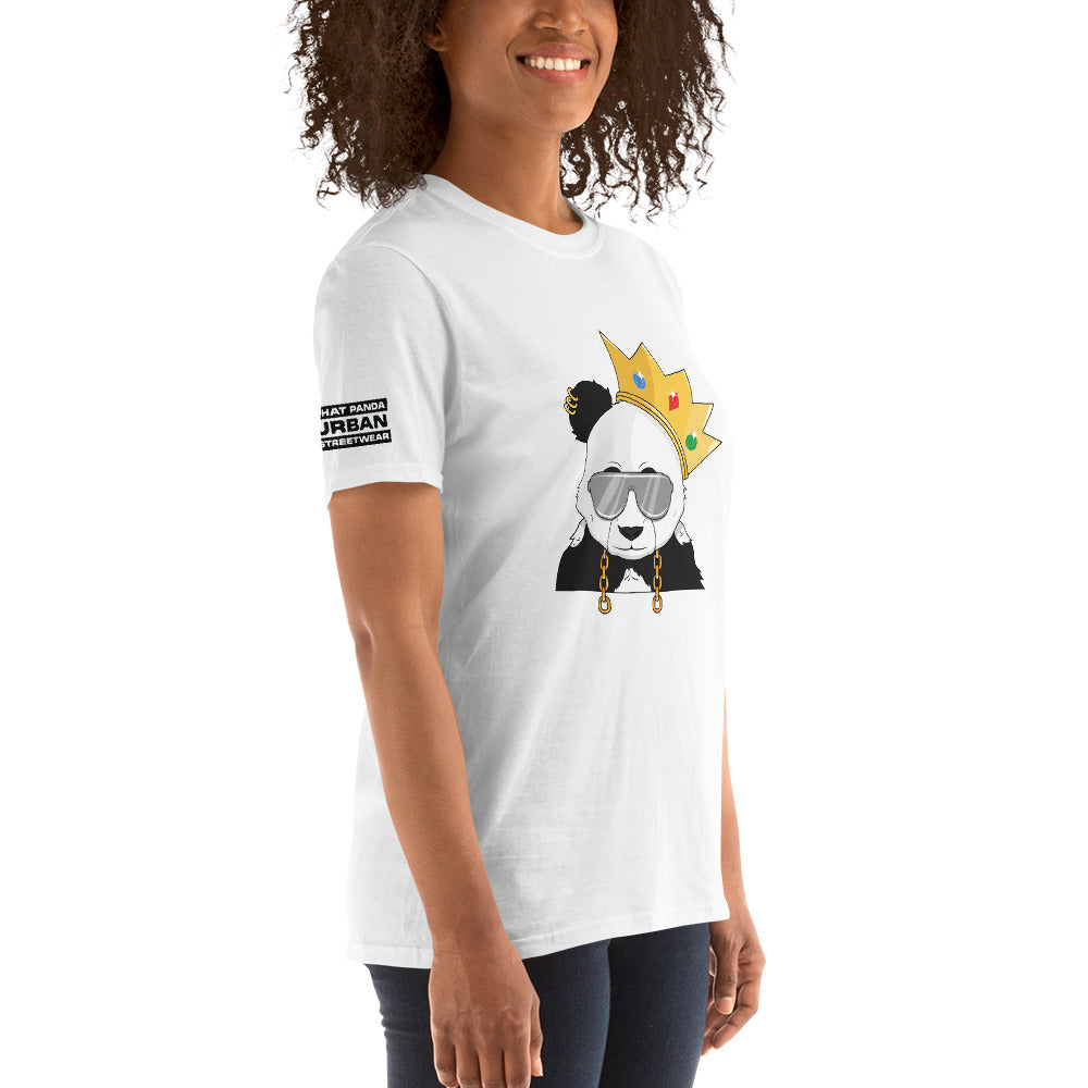 Panda King GreyPHAT PANDA URBAN STREETWEARYou've now found the staple t-shirt of your wardrobe. It's made of 100% ring-spun cotton and is soft and comfy. The double stitching on the neckline and sleeves add