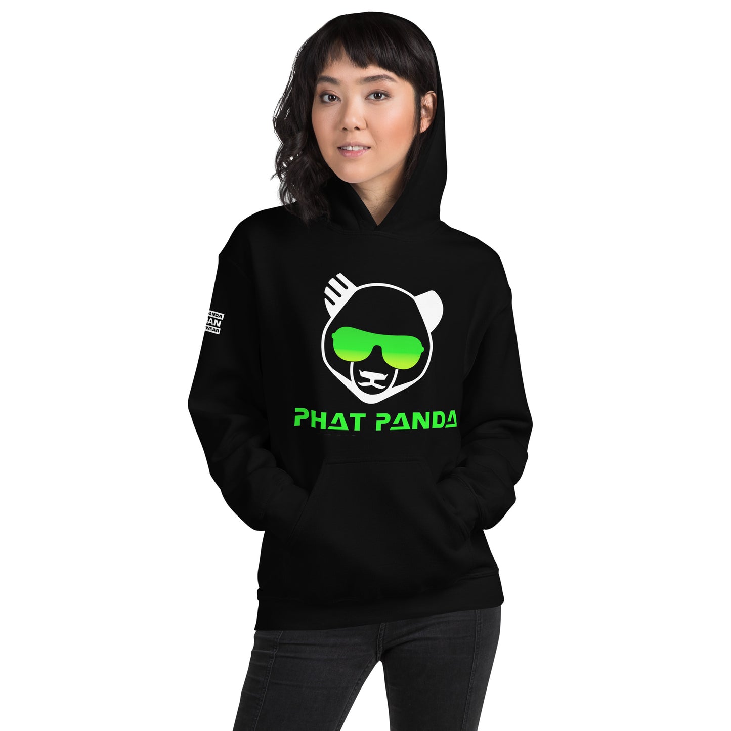 Green Gradient Hood - PHAT PANDA URBAN STREETWEAR