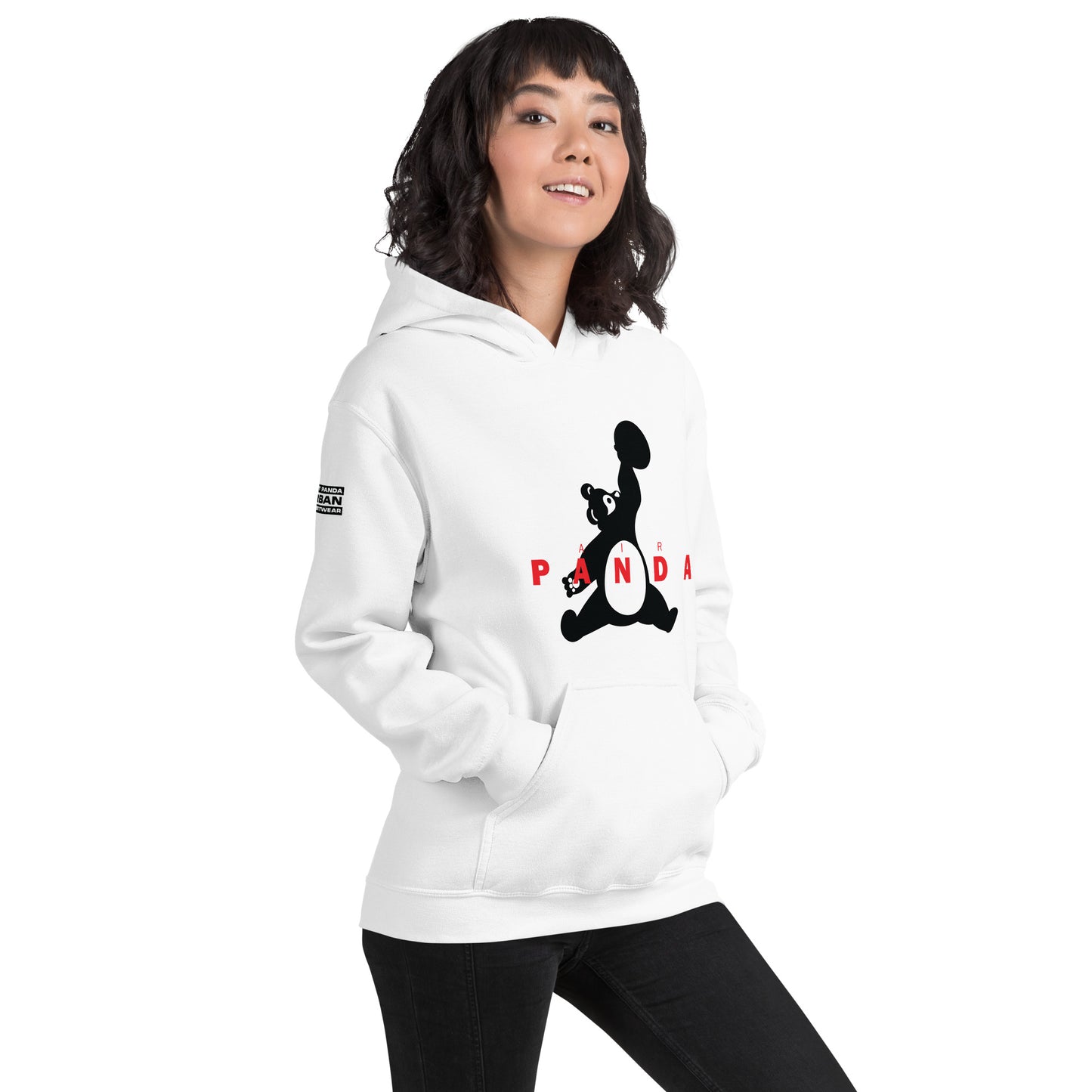Air Panda Adults Hoodie - PHAT PANDA URBAN STREETWEAR