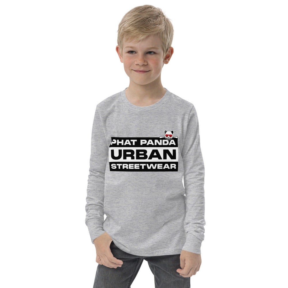 Explicit Panda YouthPHAT PANDA URBAN STREETWEARThe Youth Long Sleeve Shirt is made of Airlume combed and ringspun cotton, which is known for its softness and durability. The shirt has a regular fit, classic crew