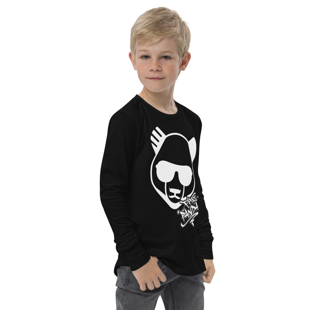 Youth Graffiti TeePHAT PANDA URBAN STREETWEARThe Youth Long Sleeve Shirt is made of Airlume combed and ringspun cotton, which is known for its softness and durability. The shirt has a regular fit, classic crew