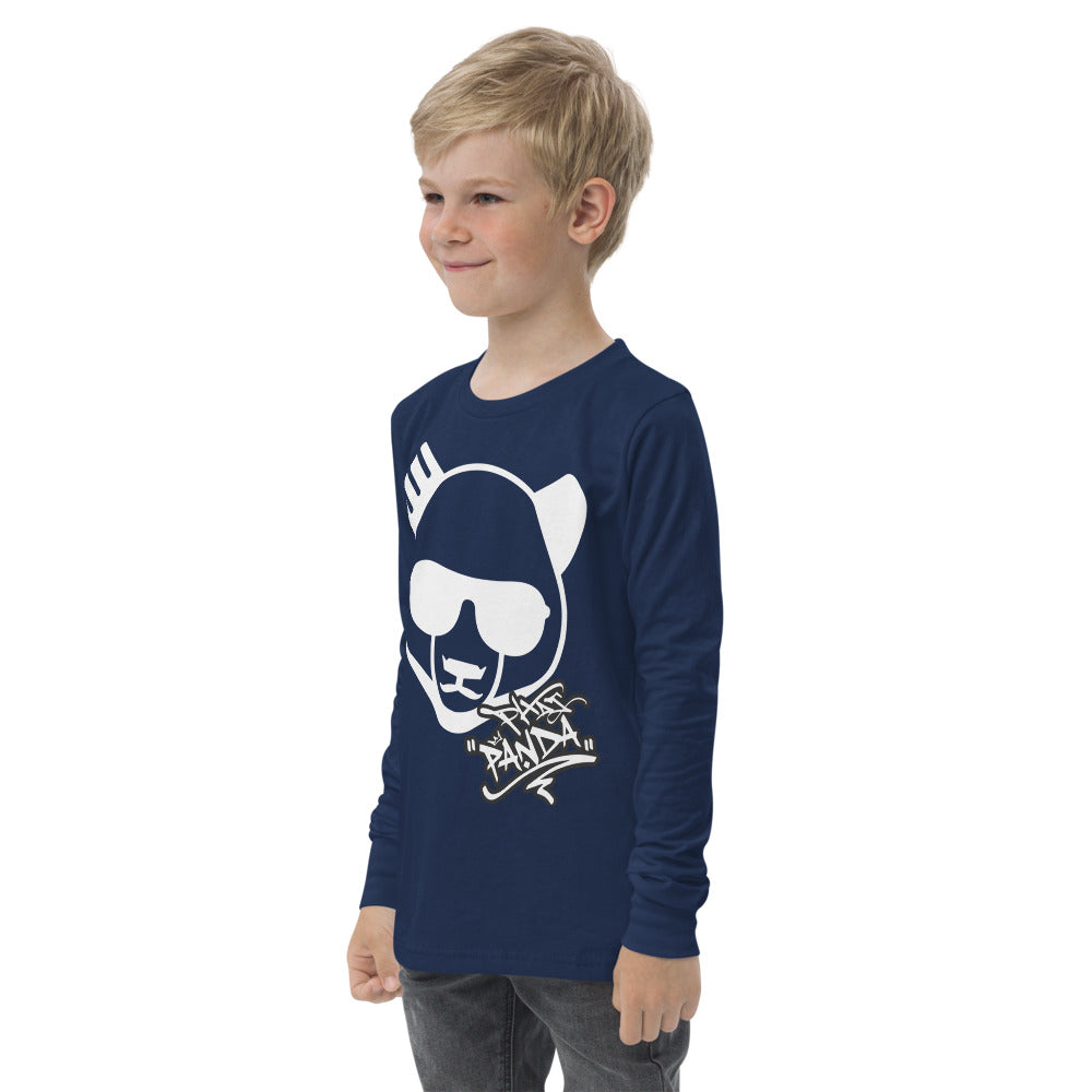 Youth Graffiti TeePHAT PANDA URBAN STREETWEARThe Youth Long Sleeve Shirt is made of Airlume combed and ringspun cotton, which is known for its softness and durability. The shirt has a regular fit, classic crew