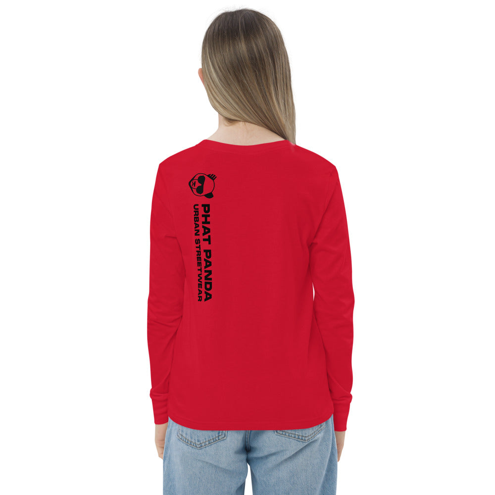 Explicit Panda YouthPHAT PANDA URBAN STREETWEARThe Youth Long Sleeve Shirt is made of Airlume combed and ringspun cotton, which is known for its softness and durability. The shirt has a regular fit, classic crew
