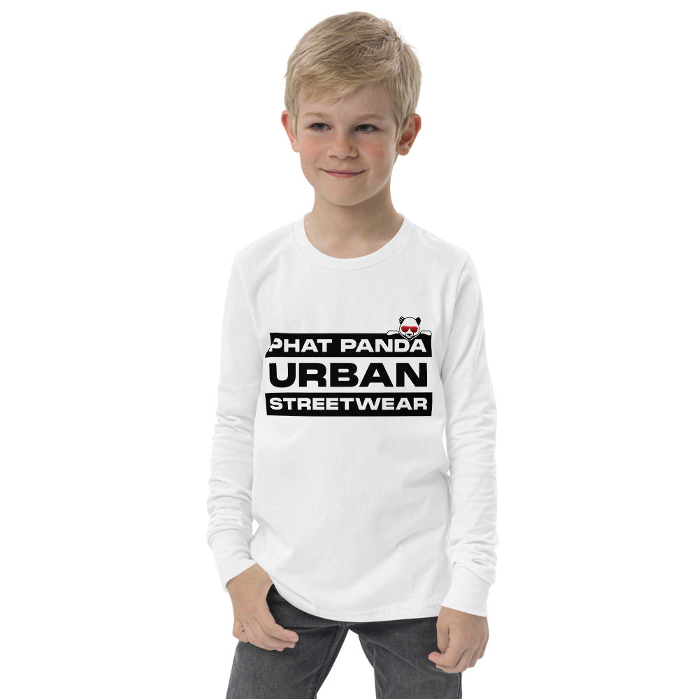 Explicit Panda YouthPHAT PANDA URBAN STREETWEARThe Youth Long Sleeve Shirt is made of Airlume combed and ringspun cotton, which is known for its softness and durability. The shirt has a regular fit, classic crew