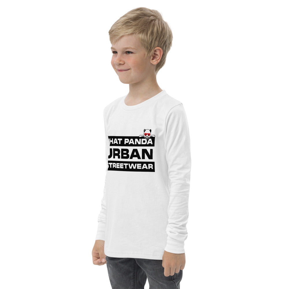 Explicit Panda YouthPHAT PANDA URBAN STREETWEARThe Youth Long Sleeve Shirt is made of Airlume combed and ringspun cotton, which is known for its softness and durability. The shirt has a regular fit, classic crew