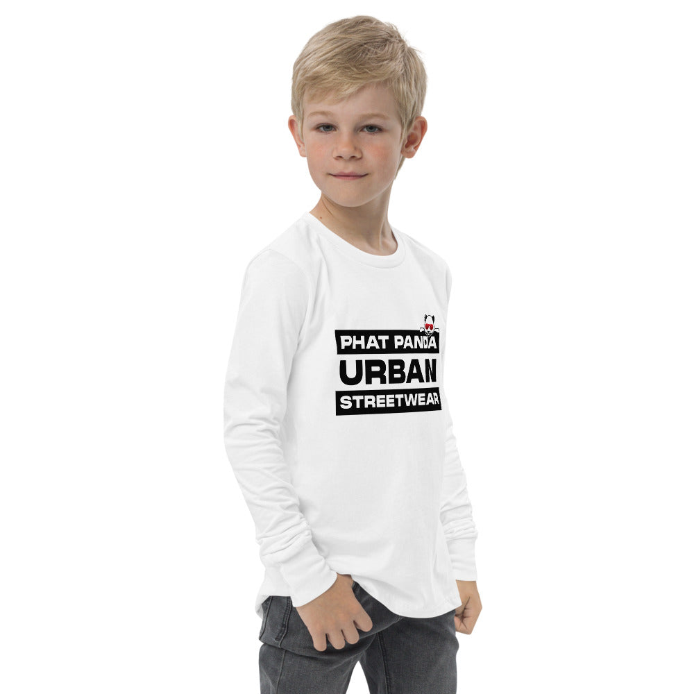 Explicit Panda YouthPHAT PANDA URBAN STREETWEARThe Youth Long Sleeve Shirt is made of Airlume combed and ringspun cotton, which is known for its softness and durability. The shirt has a regular fit, classic crew