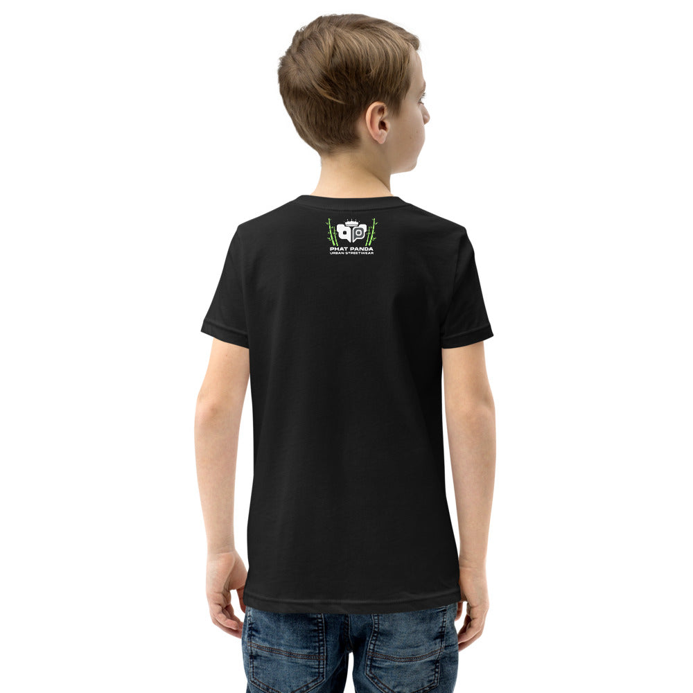 Mini King Panda BluePHAT PANDA URBAN STREETWEARThis is the tee that you've been looking for, and it's bound to become a favorite in any youngster's wardrobe. It's light, soft, and comes with a unique design that