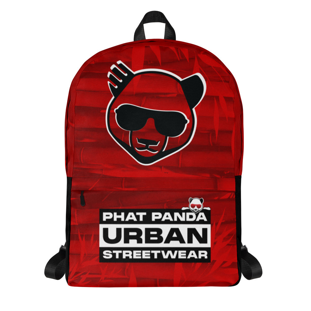 Red Bamboo BackpackPHAT PANDA URBAN STREETWEARThis medium size backpack is just what you need for daily use or sports activities! The pockets (including one for your laptop) give plenty of room for all your nece
