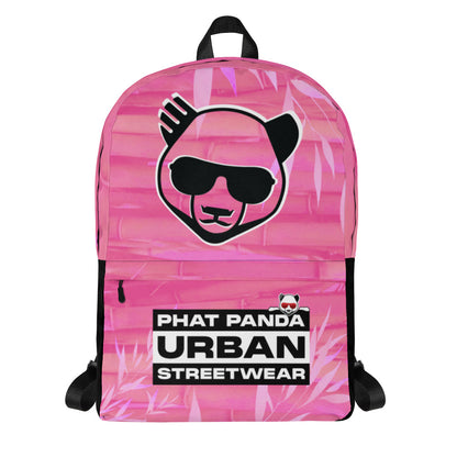 Pink Bamboo BackpackPHAT PANDA URBAN STREETWEARThis medium size backpack is just what you need for daily use or sports activities! The pockets (including one for your laptop) give plenty of room for all your nece