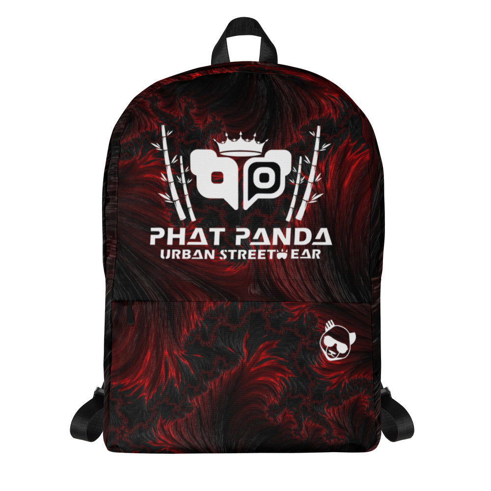 Red Fire BackpackPHAT PANDA URBAN STREETWEARThis medium size backpack is just what you need for daily use or sports activities! The pockets (including one for your laptop) give plenty of room for all your nece