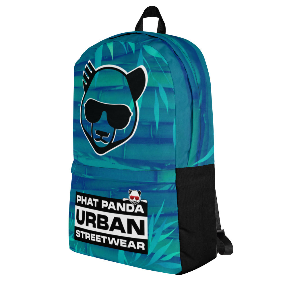 Blue Bamboo BackpackPHAT PANDA URBAN STREETWEARThis medium size backpack is just what you need for daily use or sports activities! The pockets (including one for your laptop) give plenty of room for all your nece