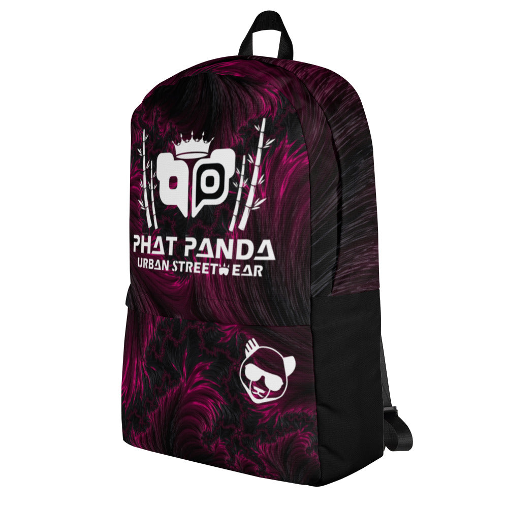 Pink Fire BackpackPHAT PANDA URBAN STREETWEARThis medium size backpack is just what you need for daily use or sports activities! The pockets (including one for your laptop) give plenty of room for all your nece