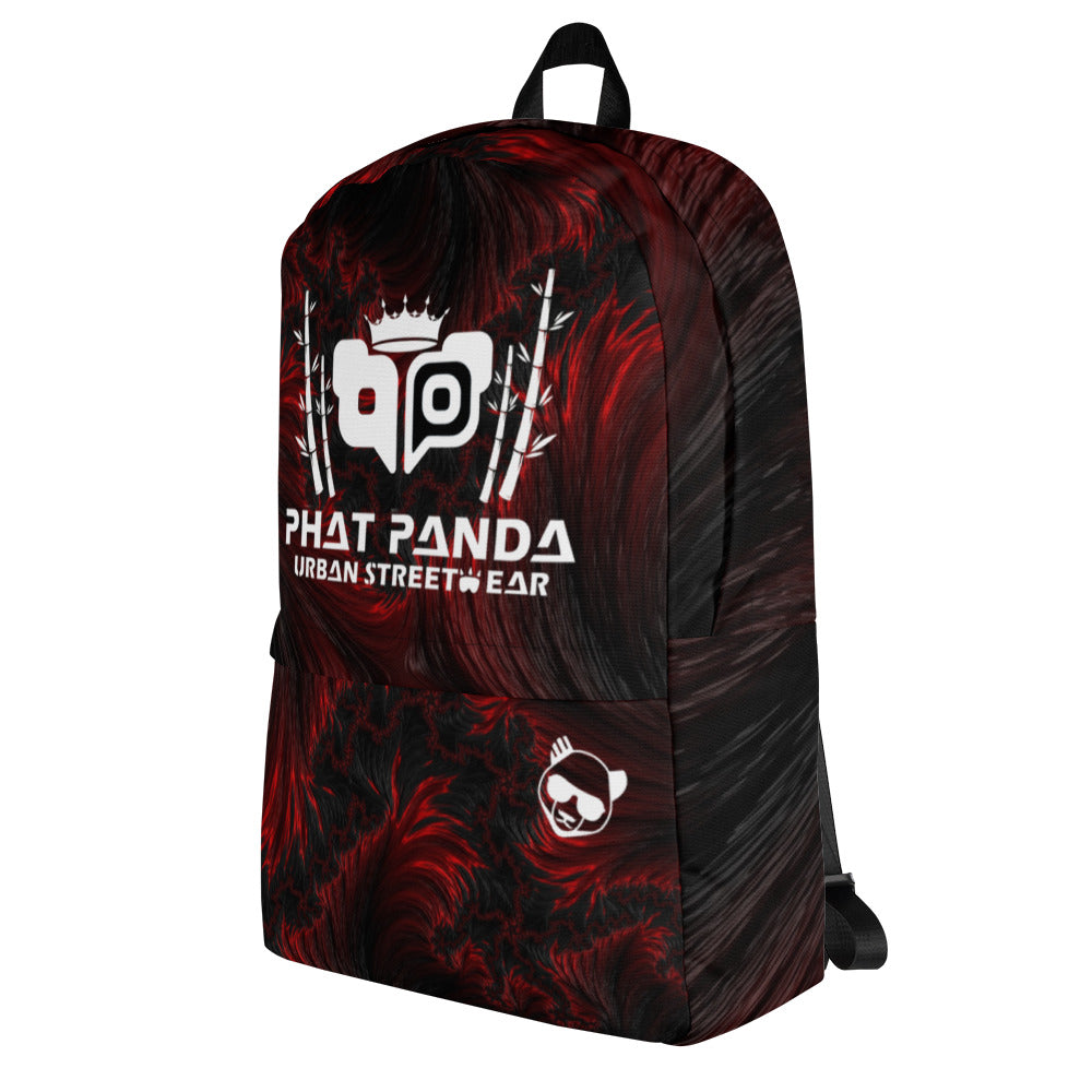Red Fire BackpackPHAT PANDA URBAN STREETWEARThis medium size backpack is just what you need for daily use or sports activities! The pockets (including one for your laptop) give plenty of room for all your nece