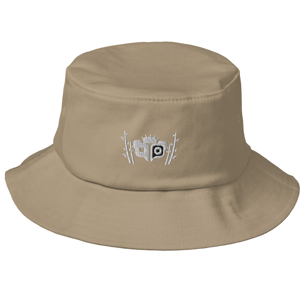 Old School Bucket HatPHAT PANDA URBAN STREETWEARThis bucket hat is a combination of timeless practicality and vintage style. Perfect for fishing, hiking, and 80s-90s nostalgia. 

• 98% cotton, 2% spandex
• Mid-