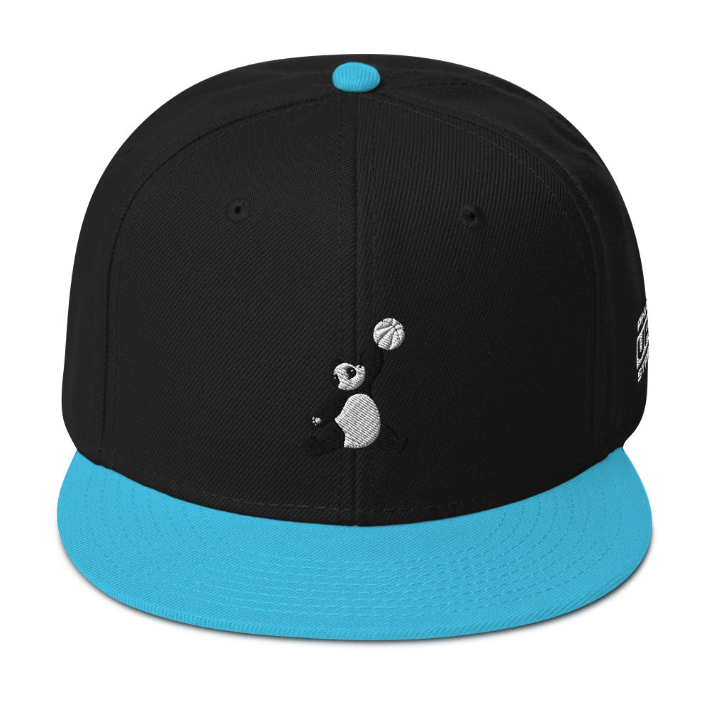 Air Panda SnapbackPHAT PANDA URBAN STREETWEARAir Jordan inspired design
This is the snapback of your dreams! It's structured and high-profile, with a flat visor and a subtle grey under visor. • 85% acrylic, 15%