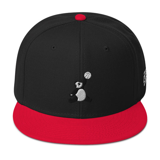 Air Panda SnapbackPHAT PANDA URBAN STREETWEARAir Jordan inspired design
This is the snapback of your dreams! It's structured and high-profile, with a flat visor and a subtle grey under visor. • 85% acrylic, 15%