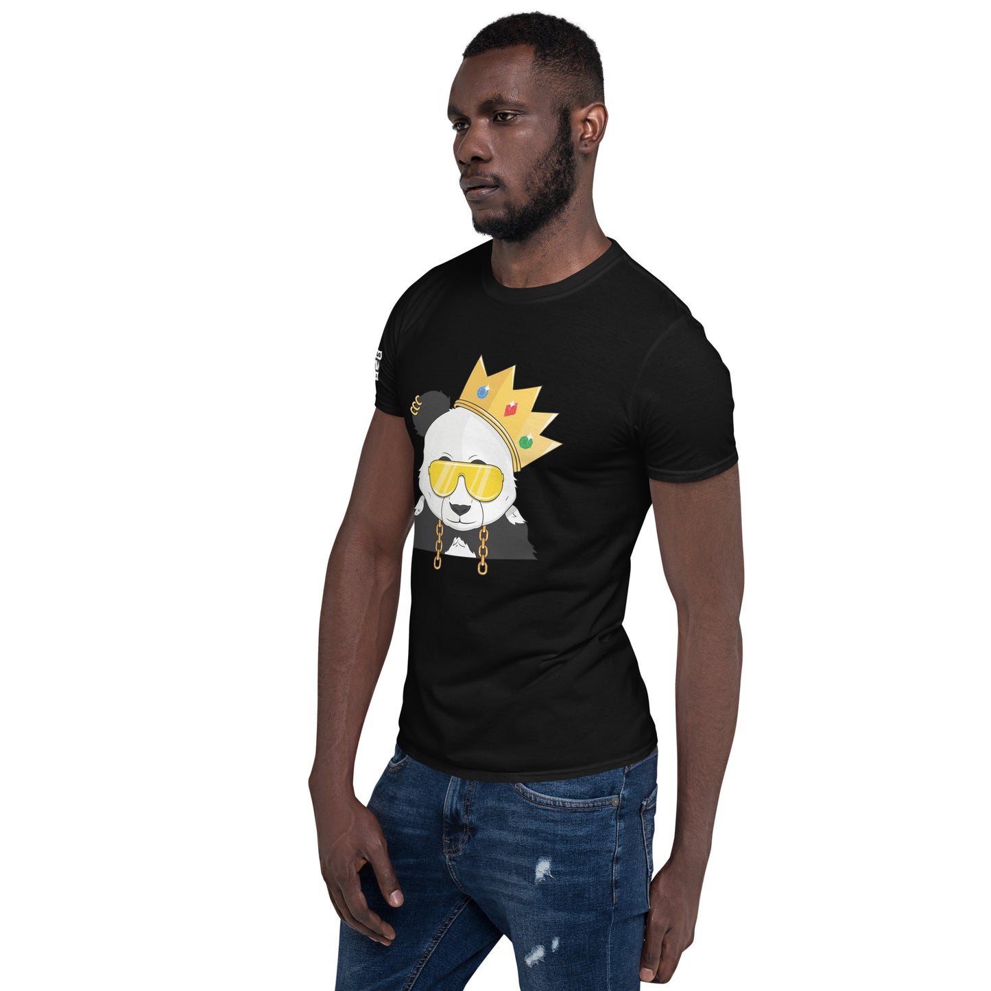 Panda King YellowPHAT PANDA URBAN STREETWEARYou've now found the staple t-shirt of your wardrobe. It's made of 100% ring-spun cotton and is soft and comfy. The double stitching on the neckline and sleeves add 