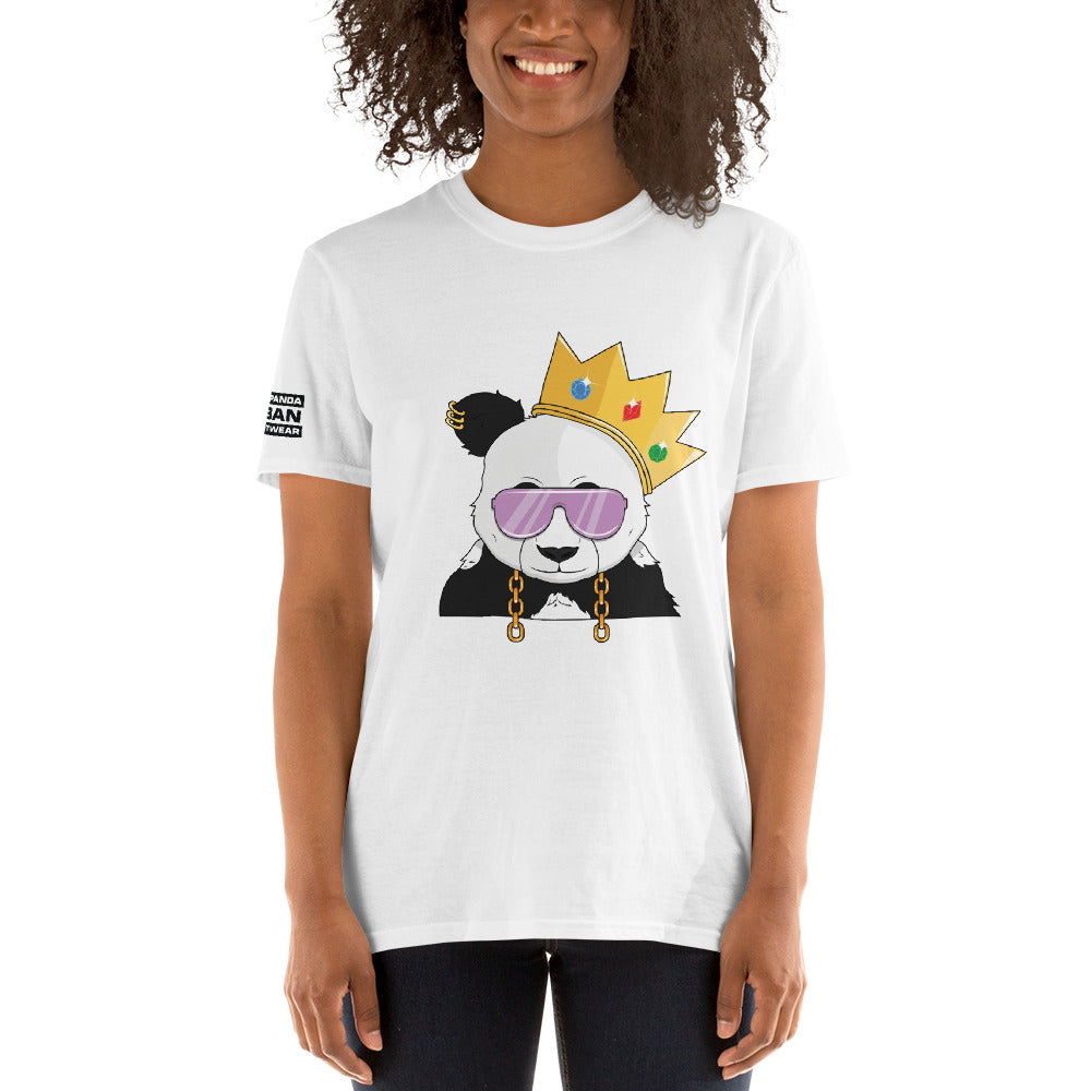 Panda King Light PurplePHAT PANDA URBAN STREETWEARYou've now found the staple t-shirt of your wardrobe. It's made of 100% ring-spun cotton and is soft and comfy. The double stitching on the neckline and sleeves add 