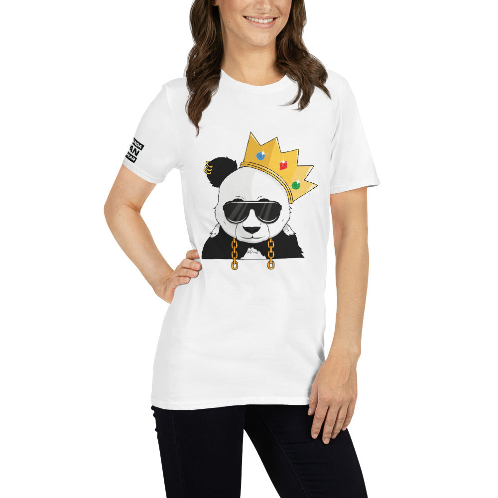 Panda King BlackPHAT PANDA URBAN STREETWEARYou've now found the staple t-shirt of your wardrobe. It's made of 100% ring-spun cotton and is soft and comfy. The double stitching on the neckline and sleeves add 