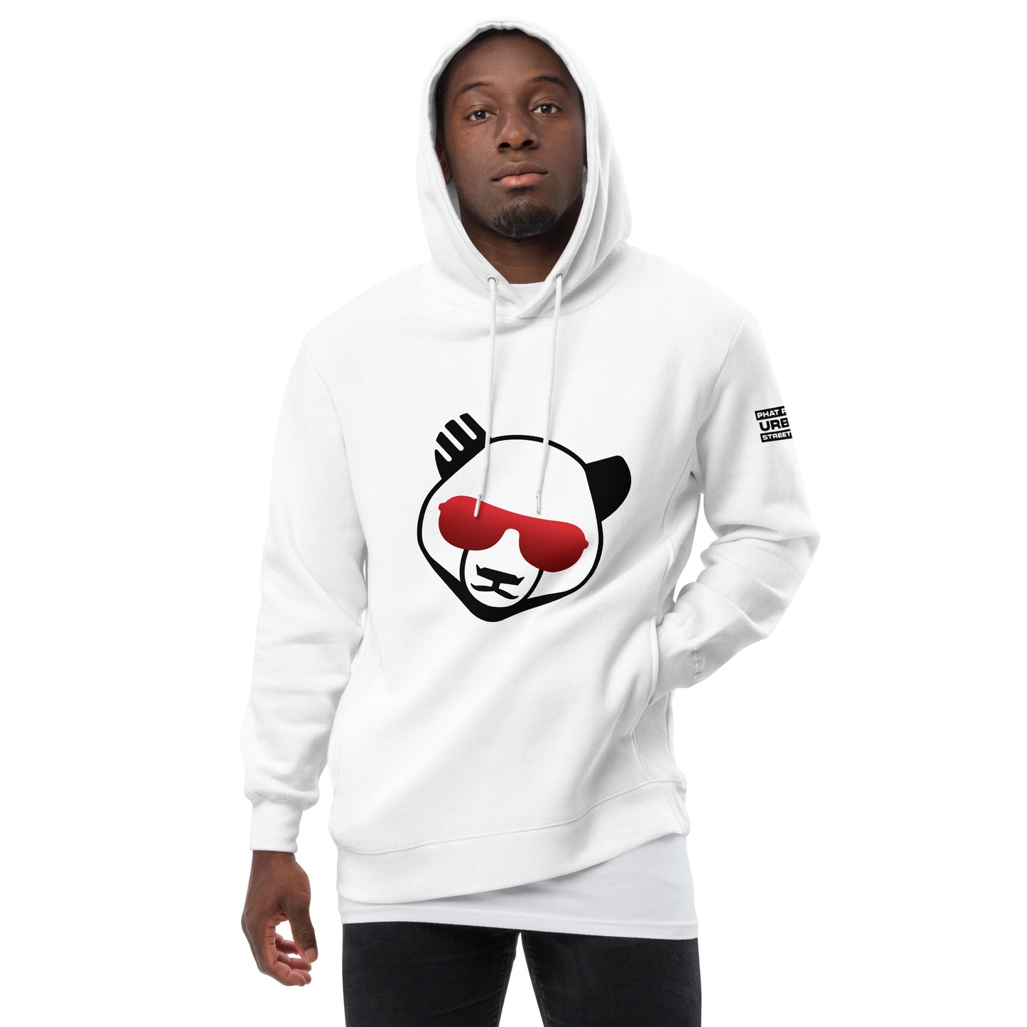 Phat HoodiePHAT PANDA URBAN STREETWEARLooking for your next loungewear piece? Say hello to the Unisex Fashion Hoodie. The hoodie’s cotton and polyester blend ensures comfort and durability, making it a g